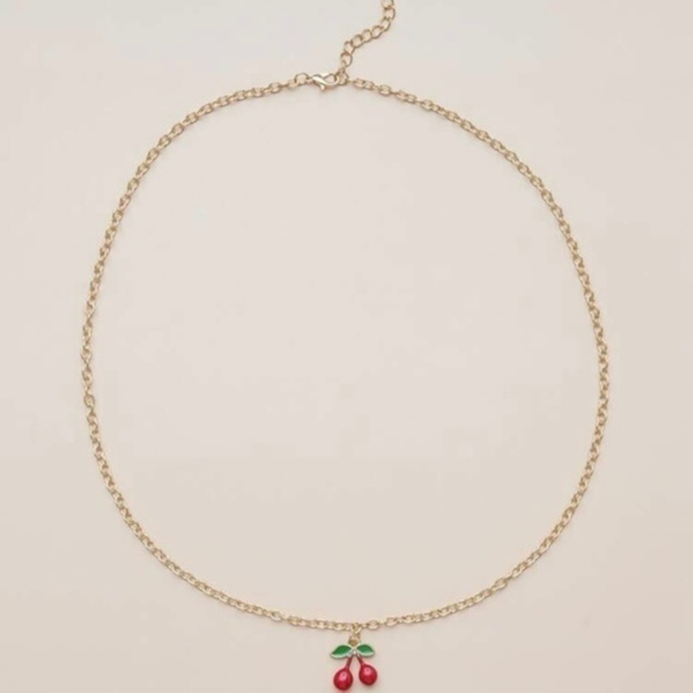 3/$30 🍒 Cherry Charm Necklace - Picture 4 of 4